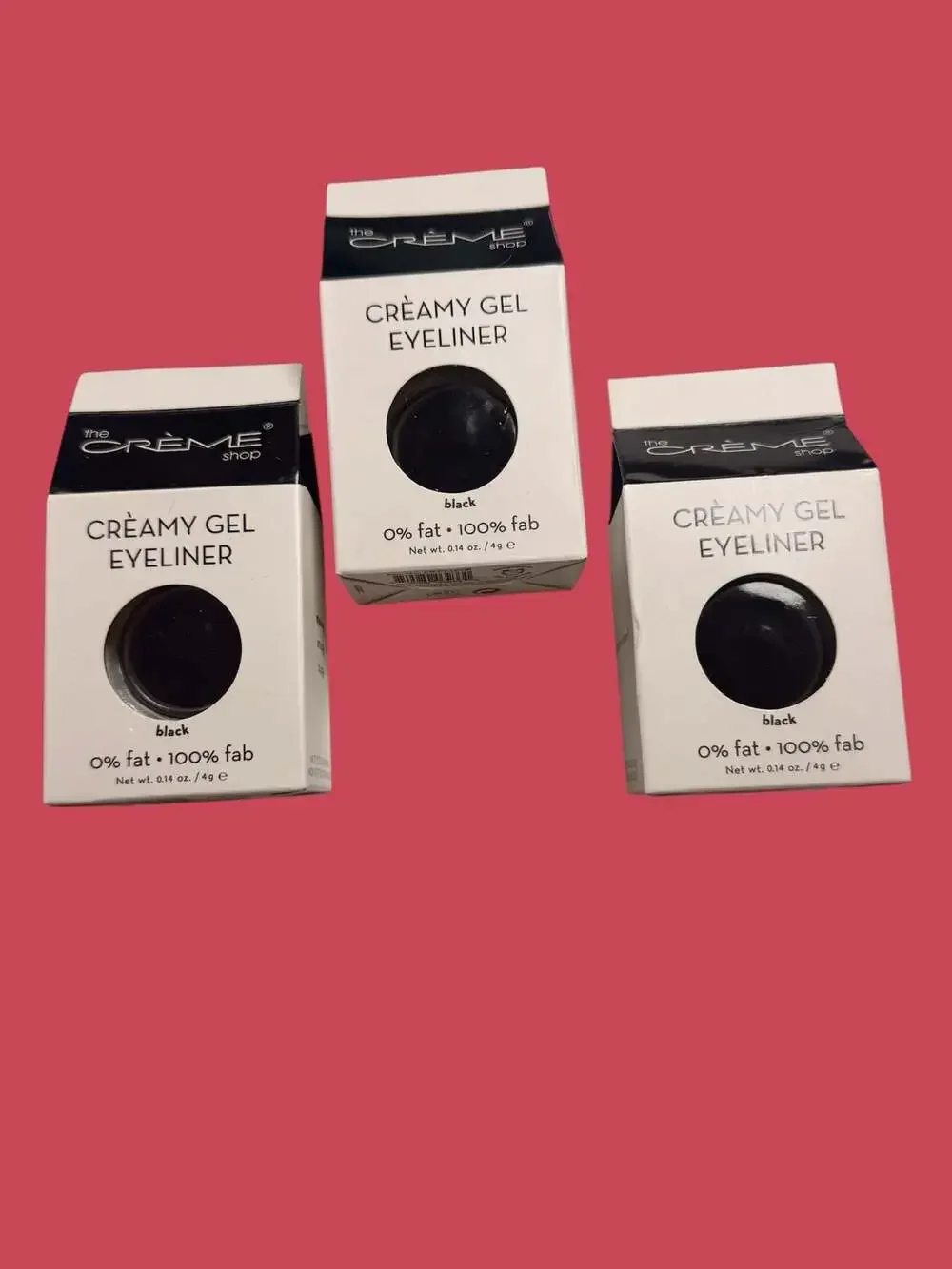 The Crème Shop Creamy Gel Eyeliner in Black (Set of 3)